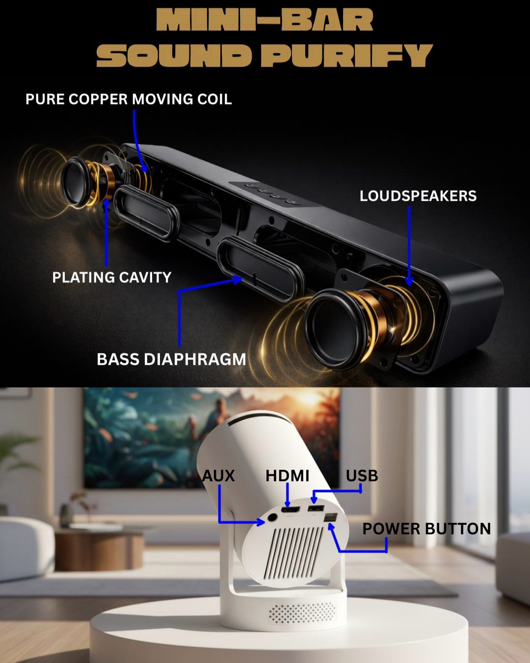 RISING TRENDO™ Audio One - Smart Wireless Soundbar