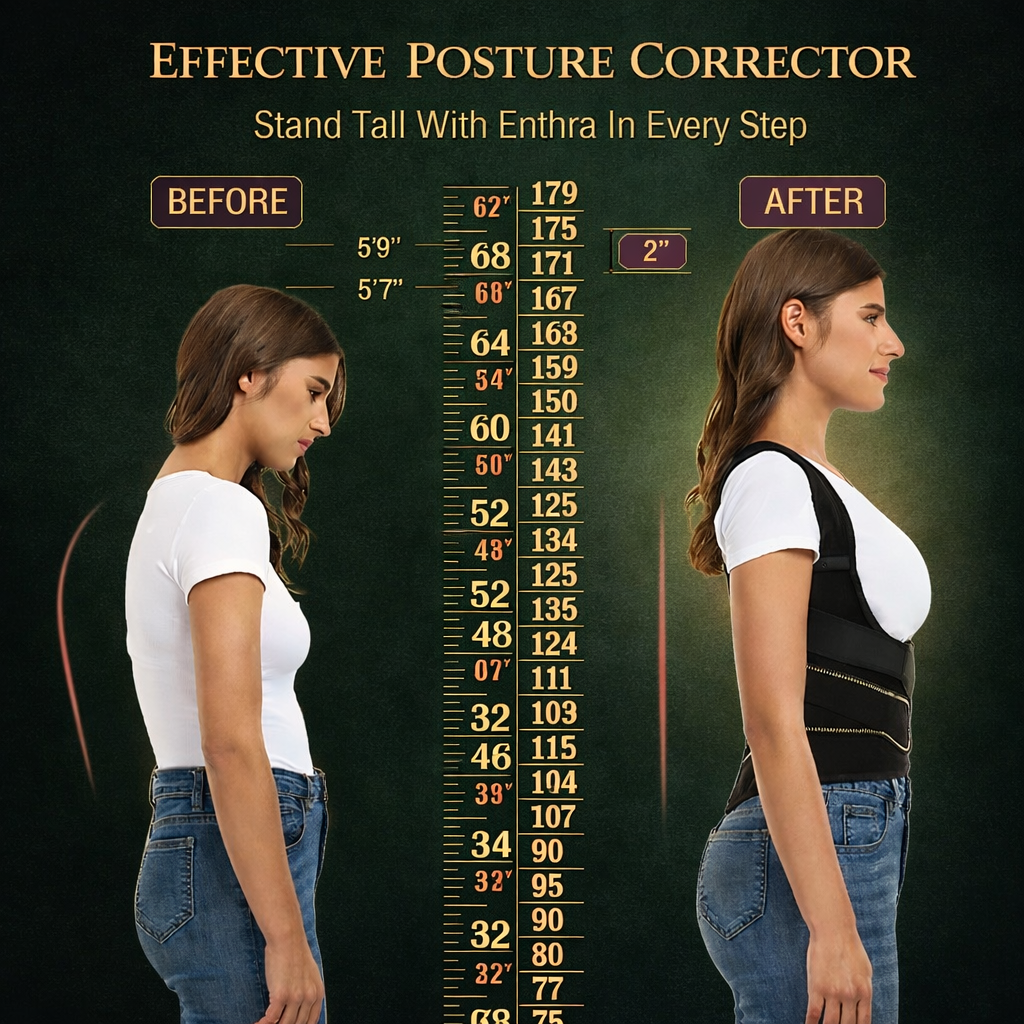 RISING TRENDO™ Body Comfort Duo | Neck Massager + Posture Support Corrector