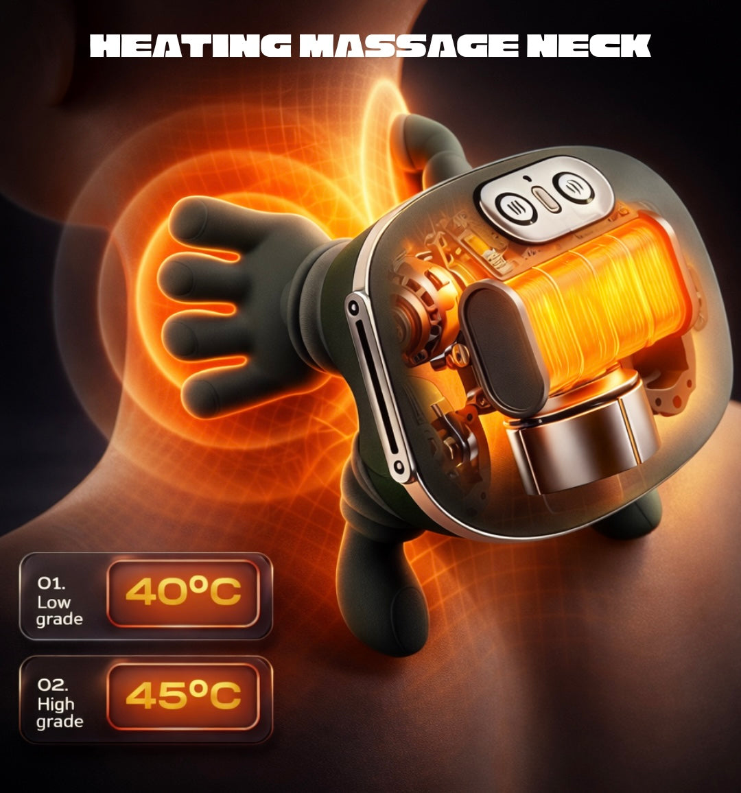 RISING TRENDO™ Body Comfort Duo | Neck Massager + Posture Support Corrector