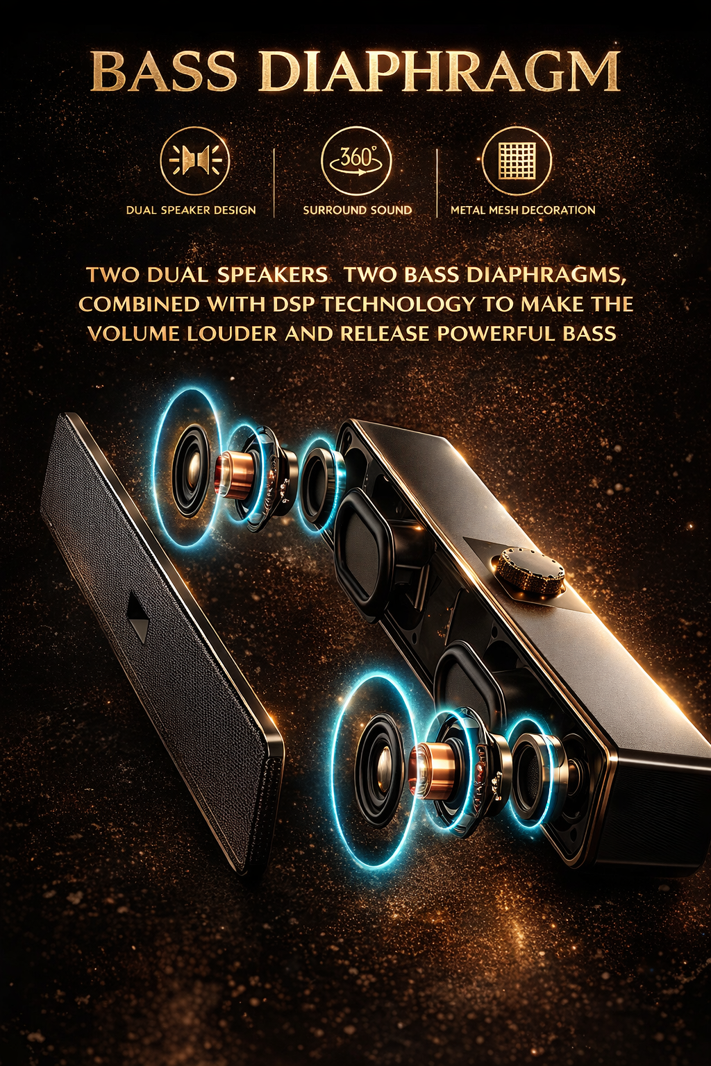 RISING TRENDO™ Audio One - Smart Wireless Soundbar